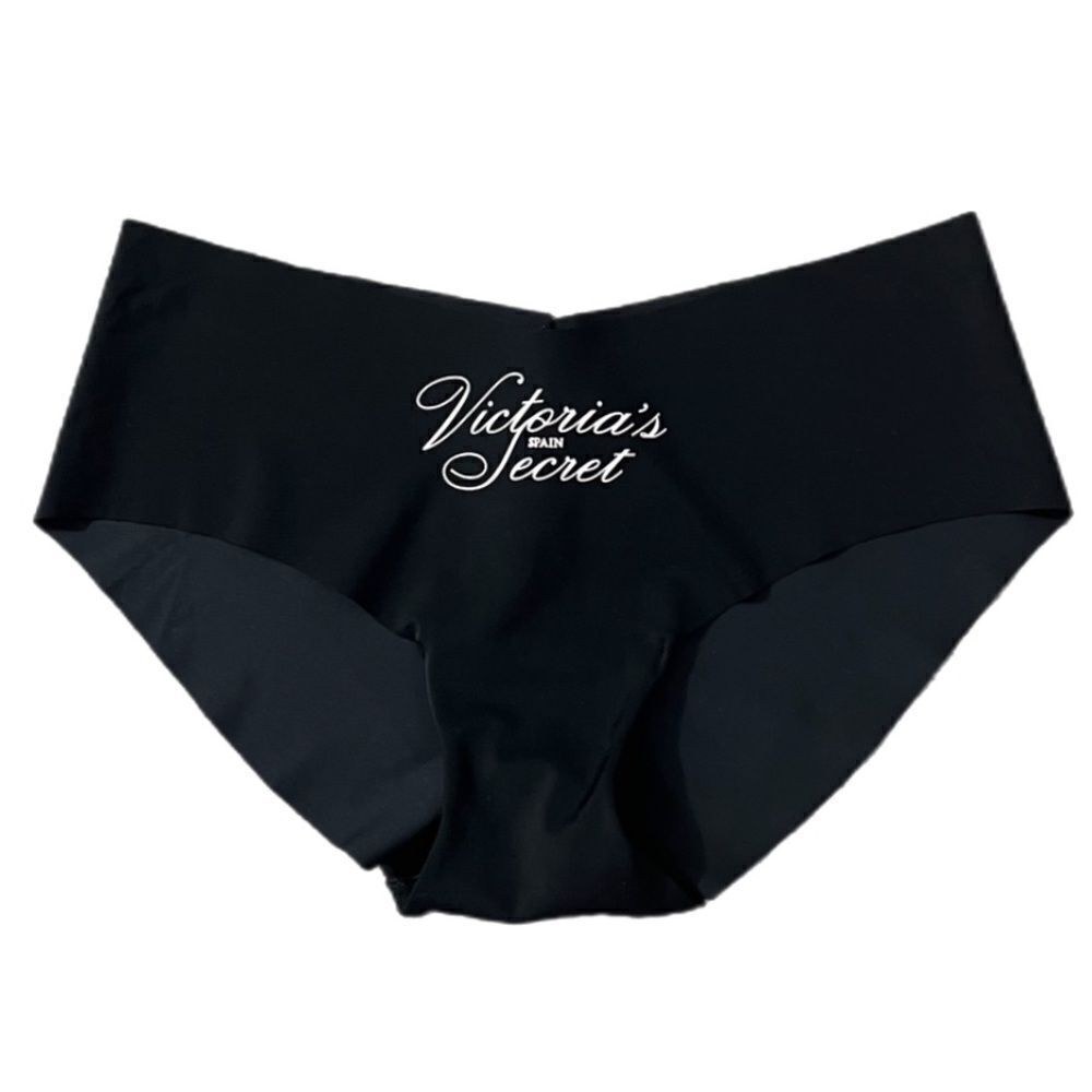 Victorias Secret Spain No Show Supersoft Hiphugger Hipster Panty Black Medium